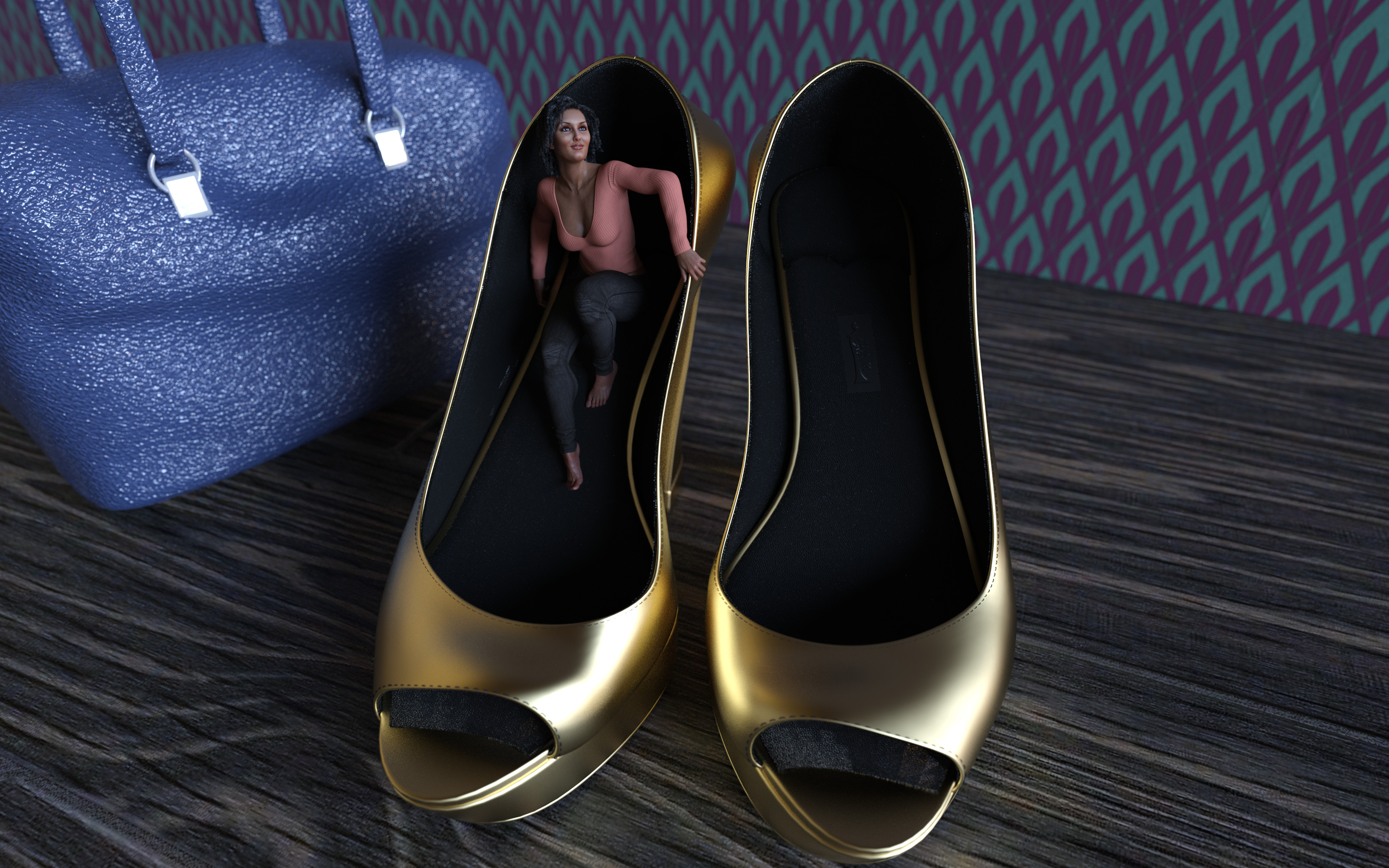 Norma wanted very special shoes, now she has more than that.jpg