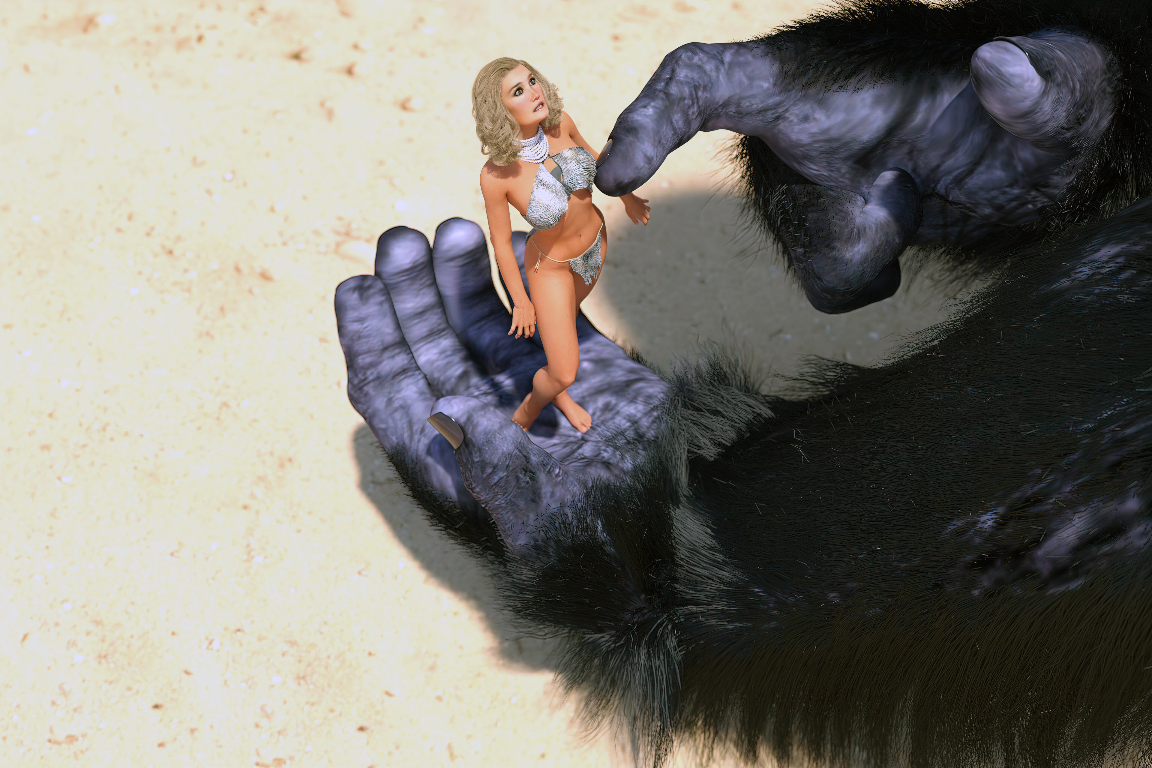 Dwan meets Kongs finger.jpg