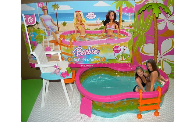 9. Kara and Lilly in their Barbie Pool.jpg